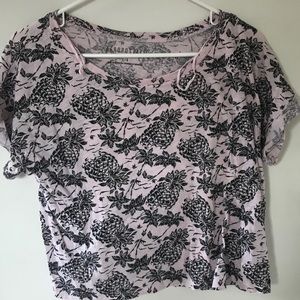 Pink crop top